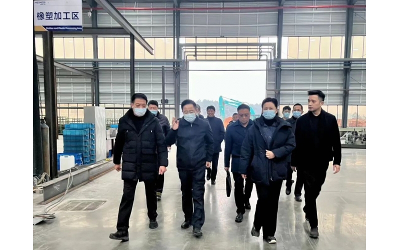 宣城市常務(wù)副市長王玨一行蒞臨海達(dá)二期工廠調(diào)研指導(dǎo)